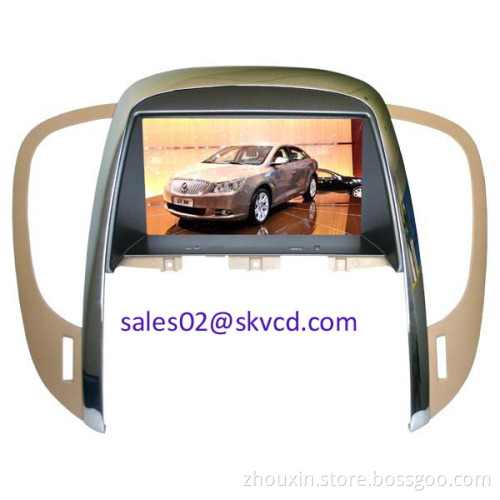 BUICK NEW LACROSSE car dvd player gps navigation bluetooth dvbt isdb-t tv radio stereo